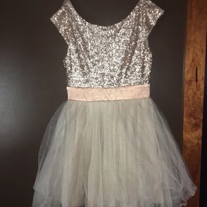 Sequin and tulle party dress